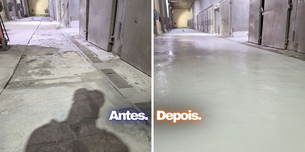 Piso Restaurado e revestido